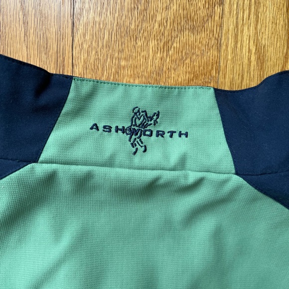 Ashworth water resistant golf shirt, long sleeve quarter-zip, size large - Picture 4 of 4